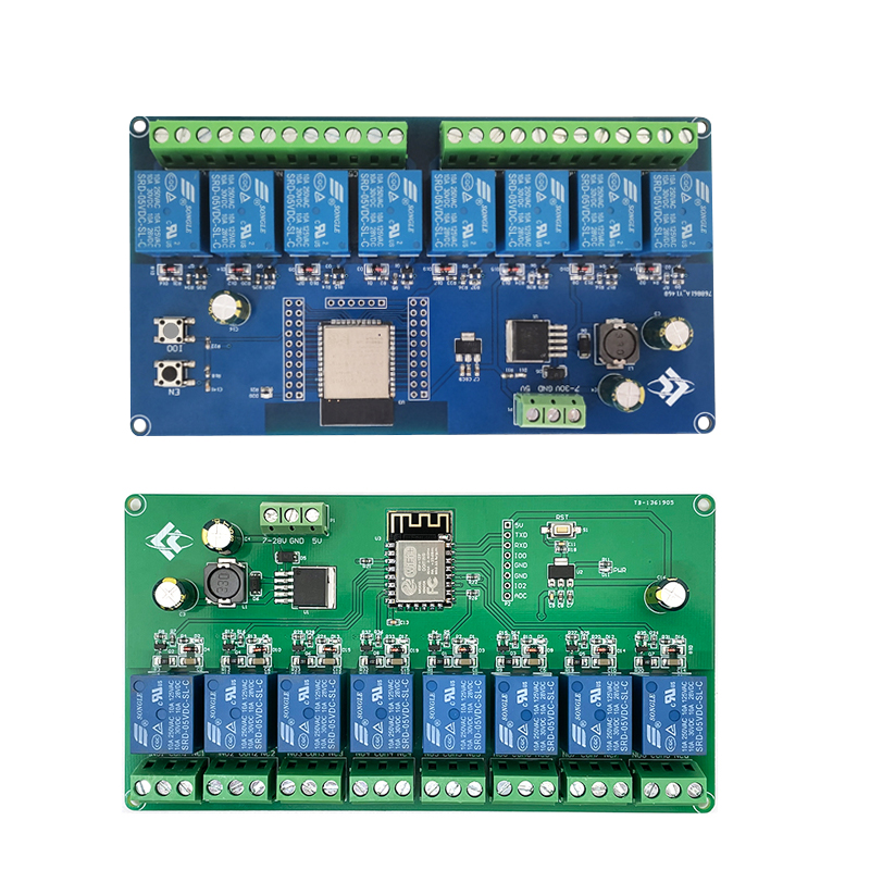 Relay 8 Channel Board - ESP8266 / ESP32 WIFI 8チャンネルリレーモジュール Esp-12F