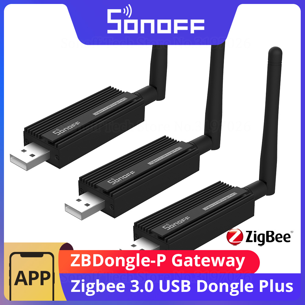 Zigbee Coordinator Stick - SONOFF Zigbeeゲートウェイ3.0 ZBDongle-P USBドングルハブ。Matterに対応し、Home AssistantやZigbee2MQTTをサポート。スマートホームデバイスの連携に最適。