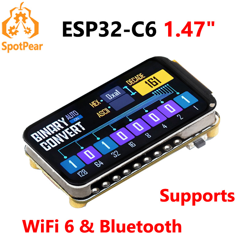 Waveshare ESP32-C6 1.47 インチ ディ - Display Epaper 2.9 のレビューと価格