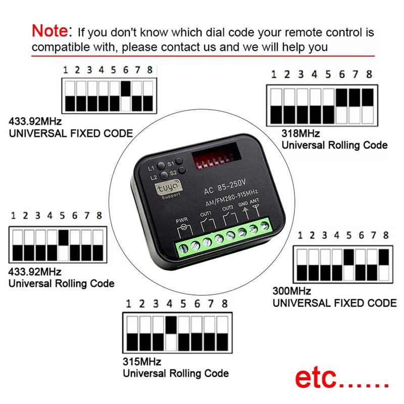 3CGRO-For RX MULTI Tuya Wifiスマ - 433Mhz Receiver Module のレビューと価格