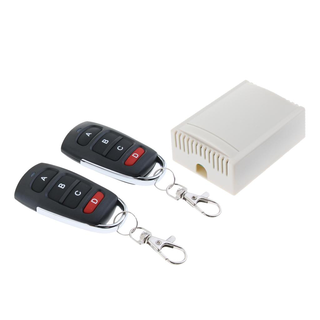 ワイヤレスリモートスイッチ 433MHz 4チャンネルRFリ - 433Mhz Receiver Module のレビューと価格