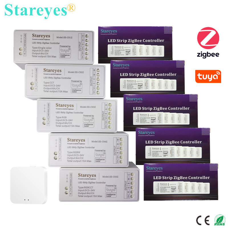 スマートLEDストリップライト,1色RGB CCT,RGBW - Zigbee Coordinator Stick のレビューと価格
